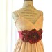 Gypsy cowgirl Slip Dress, romantic, boho, Farm Girl chic, vintage, tea stained, womens clothing, bohemain, beach, party dress, sundress