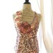 Pink romantic sequin shirt, upcycled clothing, cottage chic, paris runway, french market, womens clothing, gypsy cowgirl