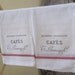 french grainsack shabby chic dish towels set of 2
