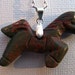 Horse Necklace Horse Jewelry Picasso Jasper Carved Stone Equestrian Jewelry Mens Necklace
