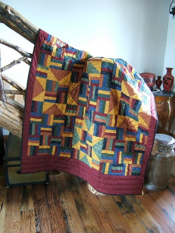 Country Honey Bun Quilt