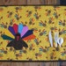 Thanksgiving Placemat or Table Topper Set of 4