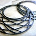 Black Net Earring