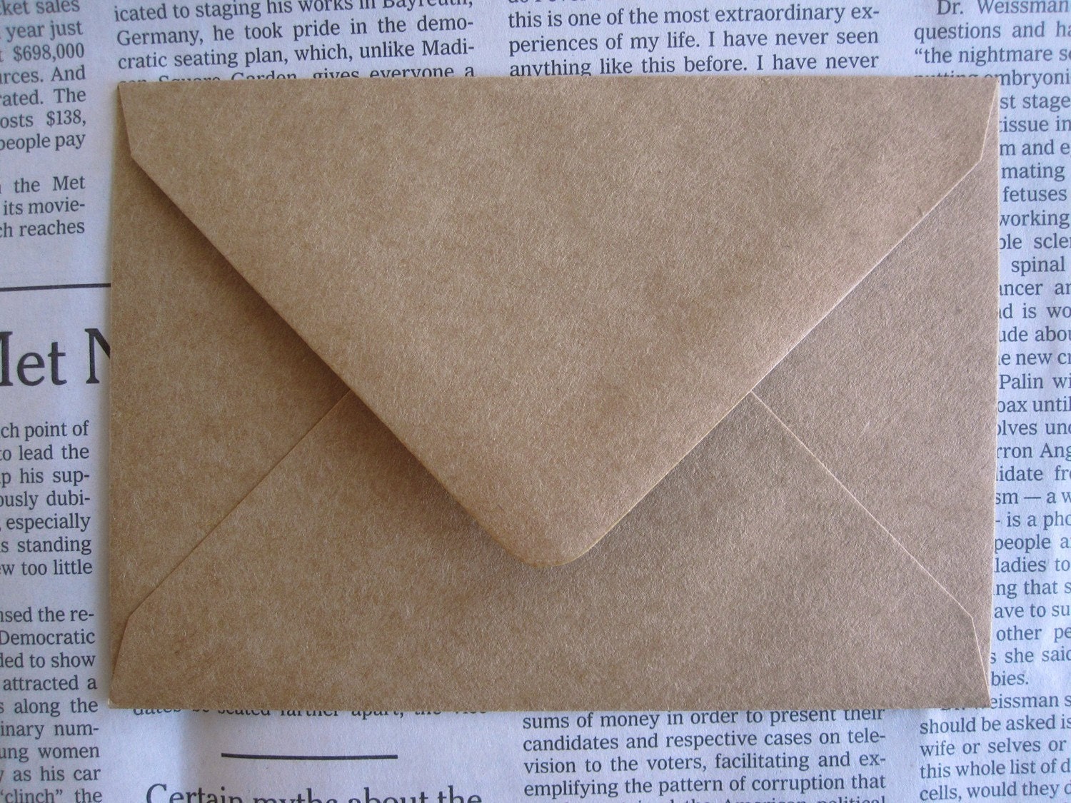 A7 Kraft Envelopes 25 count