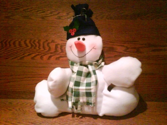 snowman plush doll