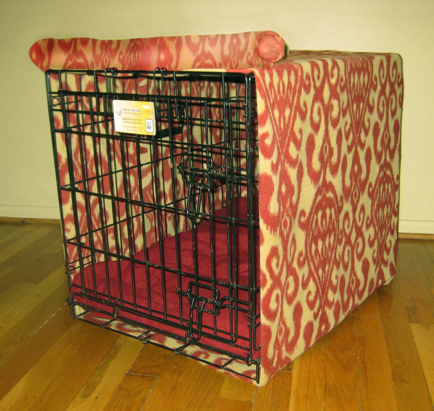 CUSTOM 22 Fleece Dog Crate Cover and Pad