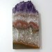 Amethyst druzy Slice