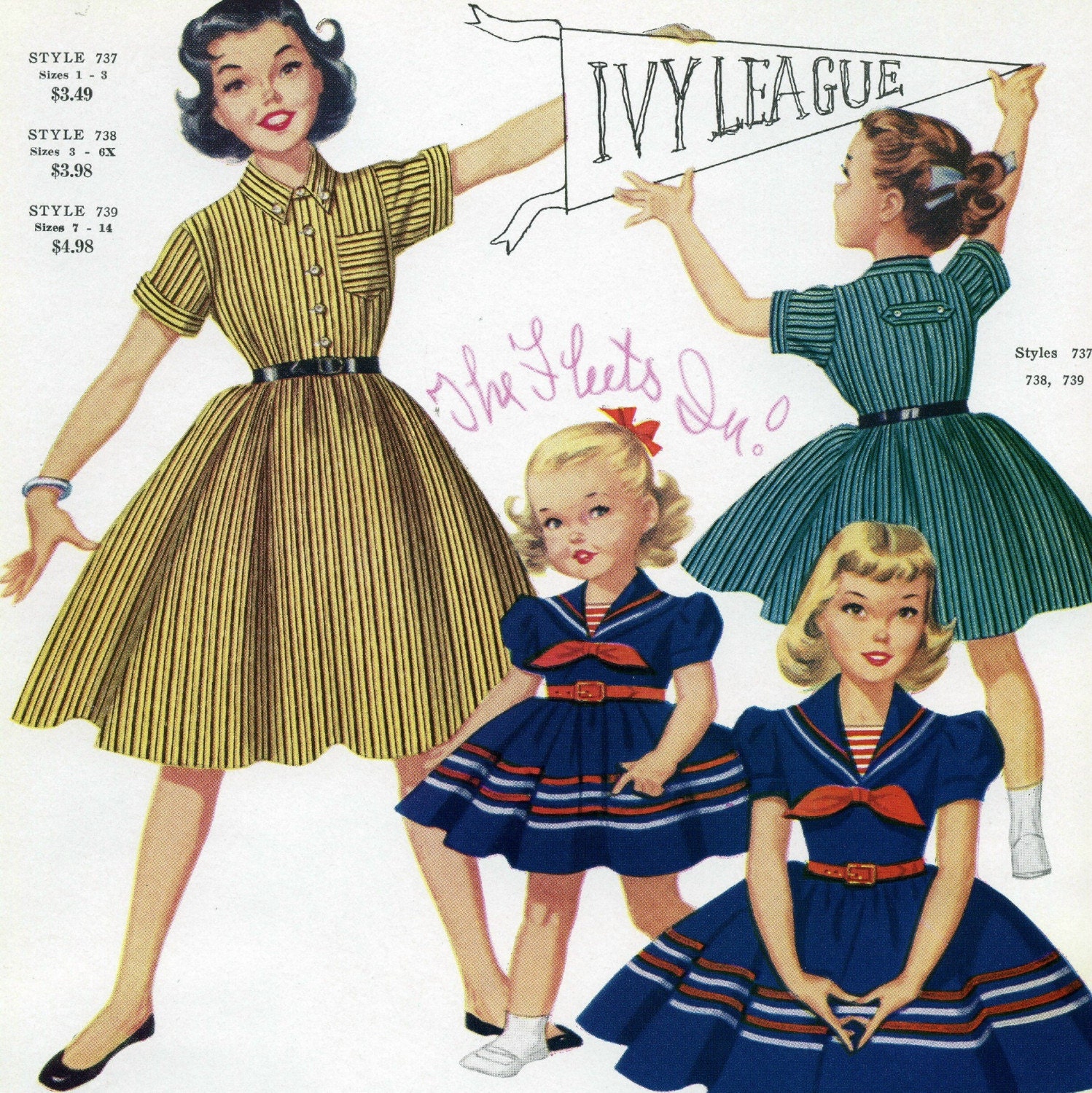 Casual Dresses for Teens 1950s
