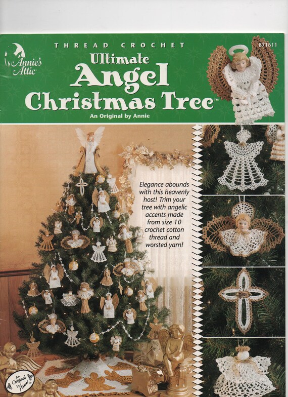 Ultimate Angel Christmas Tree Crochet Pattern Book Annies