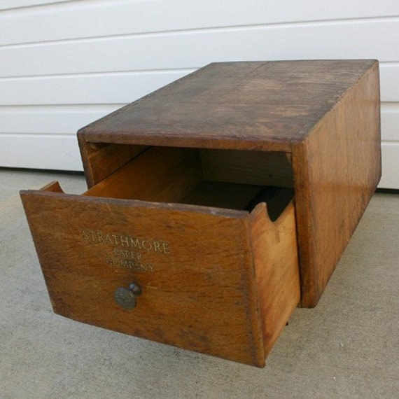 Old Oak Strathmore Paper Storage Drawer