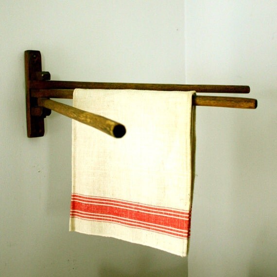 Vintage Folding Towel Rack