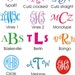 Large Wall Monogram 12 inches tall