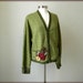 Upcycled Vintage Pendleton Jacket / Green Wool Plaid / Tall Size XL