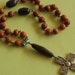 Pocket Prayer/Mala Beads with Celtic Cross