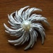 Vintage Brooch - Sarah Conventry - Signed - Silver with Pearl Center - Very Pretty