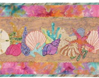 Designer Seashells PDF Machine Applique Pattern by Debora Konchinsky