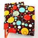 Notebook cover - fabric journal cover for composition notebooks - Bubble Dots