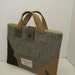 Recycled Suit Coat, Laptop Sleeve, 15" macbook Tote, Eco Friendly