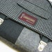Messenger Bag, Canves lined, Laptop Sleeve, Trunk Latch, Large, Recycled Suit Coat