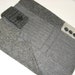 Tablet case,iPad sleeve case Eco Friendly Recycled clothing gray wool