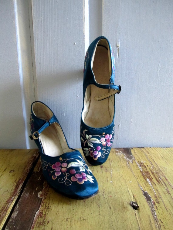silk mary jane shoes
