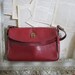 Etienne Aigner Vintage Leather Wine Colored Bag Purse