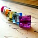 Square Crystal Stud Earrings, Buyers Choice of Color, Pick One, Geometric Jewelry, 10mm