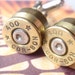 Cor - Bon 400 Bullet Shell 2 tone Cufflinks by ArtifactsNRelics