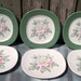 SALE Vintage Magnolia Plate Set by Taylor Smith and Taylor