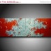 SPRING fever SALE Sale Art Painting Original JMJARTSTUDIO Original 4 Piece Braille Painting 20 X 64 Inches Hope Textured