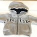 Grey Hooded Jacket - 16 - 18 inch boy doll