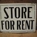 Vintage Industrial Sign circa 1950s Metal