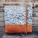 LA DAMA leather and lace pouch