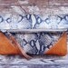 LIBRO CLUTCH - Snakeskin