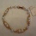 Baby- Boomer Find: Vintage Gold and Pearl Bracelet with Original G.C. Murphy Price Tag Attached