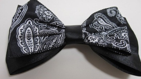 Bandana Chola Black Hair bow