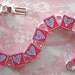 Swirled Heart Chain Bracelet