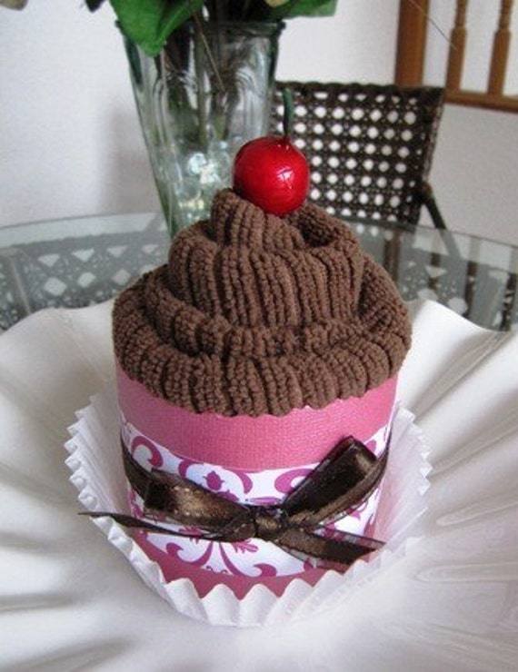 Dish Towel cupcake Chocolate