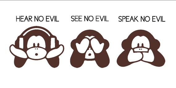 monkey see no evil hear no evil speak no evil figurines