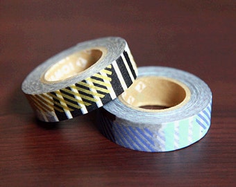 Discontinued- Japanese Washi Masking Tapes / Patch Patterns AxB for Wedding, Parties and Showers (15m Long, 50 percent more)