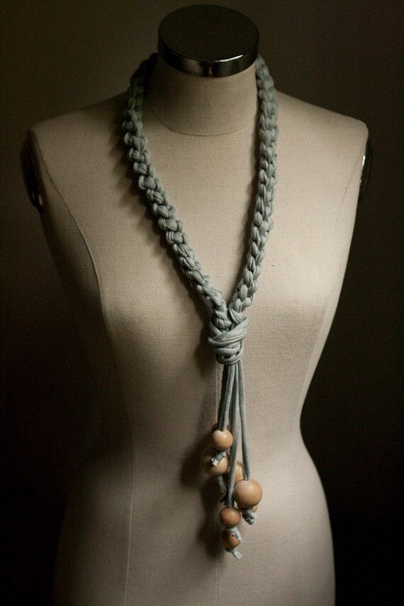 Items similar to Tie Necklace on Etsy