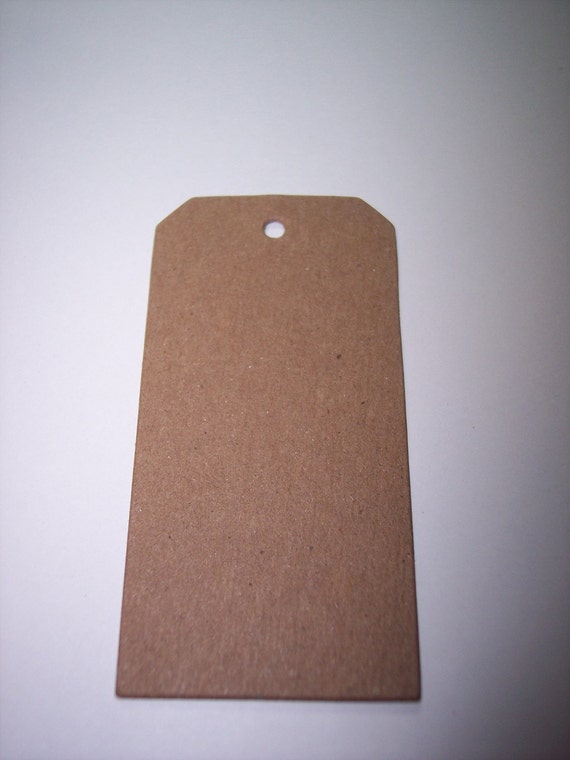 Die Cut Chipboard Tags set of 12