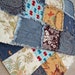 rag quilt - cowboy western home on the range