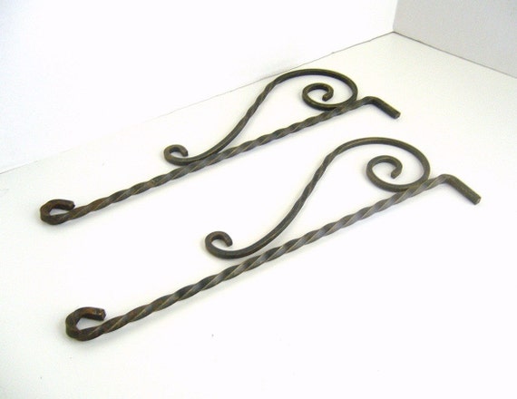 Items similar to Vintage Wrought Iron Scroll Work Pieces on Etsy