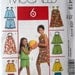 Girls Sundress, Tops & Shorts Sz 3 to 6 McCalls 5419 uncut pattern