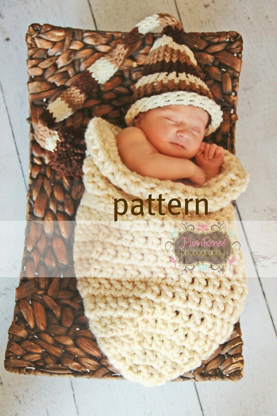 Download Baby Cocoon CROCHETING PATTERN One Hour Chunky Cocoon Sack