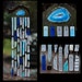 Recycled Beach Glass Inspired Wind Chimes - Crystal Blue Persuasion