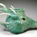 Green Dragon Face Mug - Sculpted Fantasy Stein