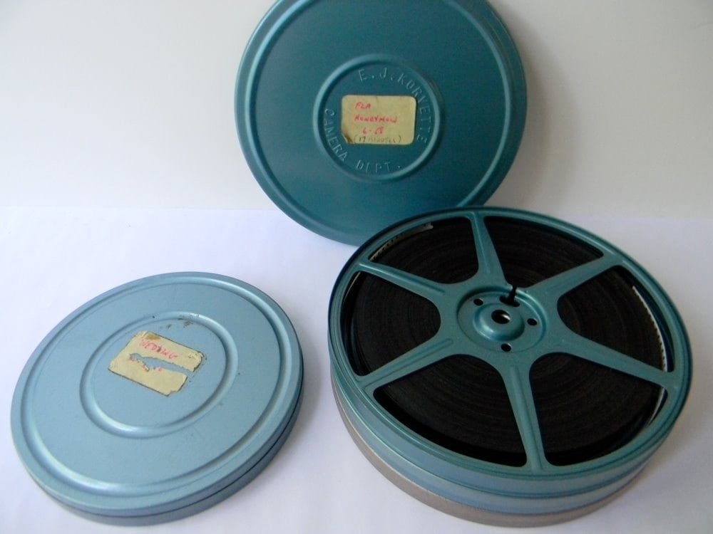 SALE 4 Vintage Film Canisters and Reels with by CIVILIZEDMODERN