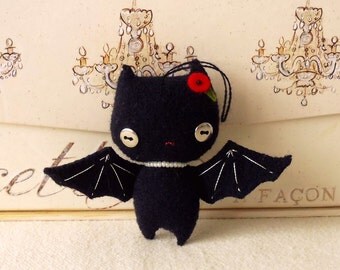 Halloween Bat Ornament pdf Pattern - Instant Download